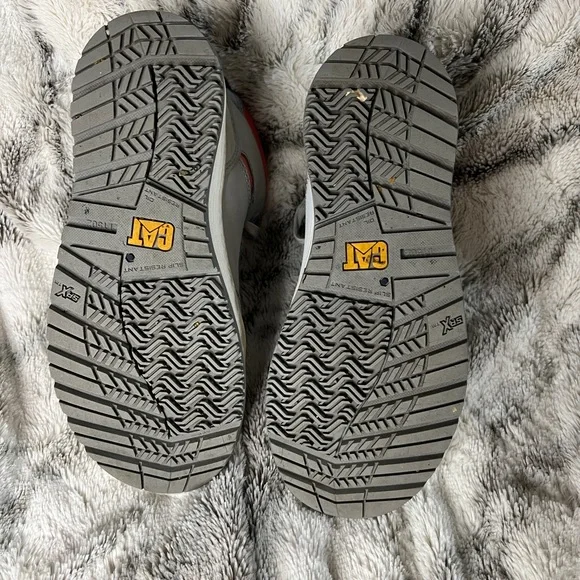 Caterpillar Women's Composite Safety Toe Hightop Sneakers - Gray and Pink - Picture 7 of 8